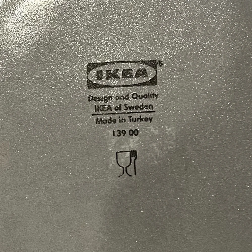 IKEA Slate Gray Salad 8” Plates Set of 4